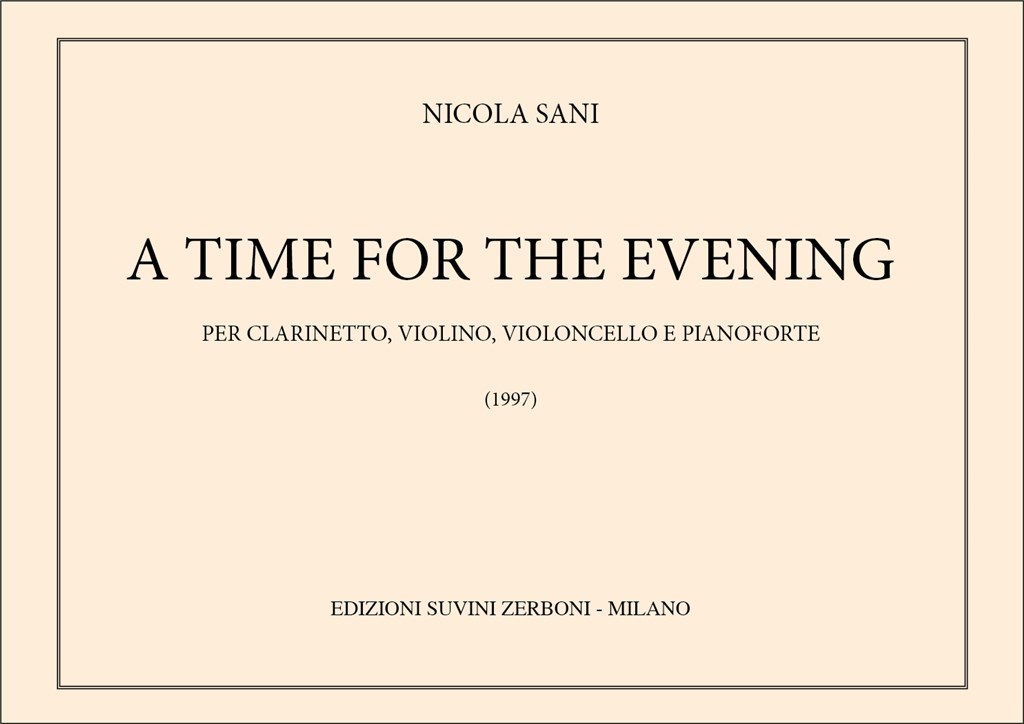 A Time For The Evening
